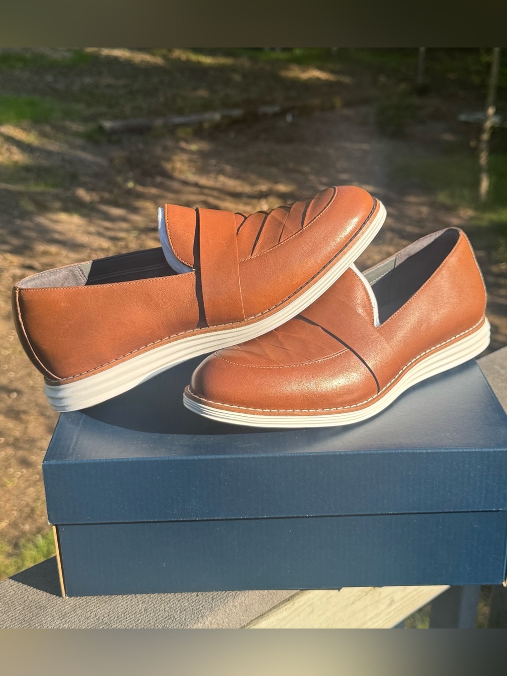 Leather Cole Haan Original Grand loafers